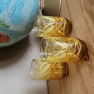 Vintage Libbey wheat pattern juice glasses